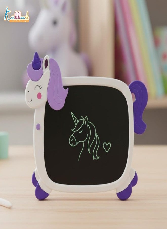 Kriiddaank Unicorn LCD Writing Magic Tablet 8.9 Inch, Electronic Drawing Pad for Kids, Preschool Early Education Toy, Toddler Travel Game for Boys & Girls, Birthday Gift for 3 4 5 6 7 8 9 Year - Image 4